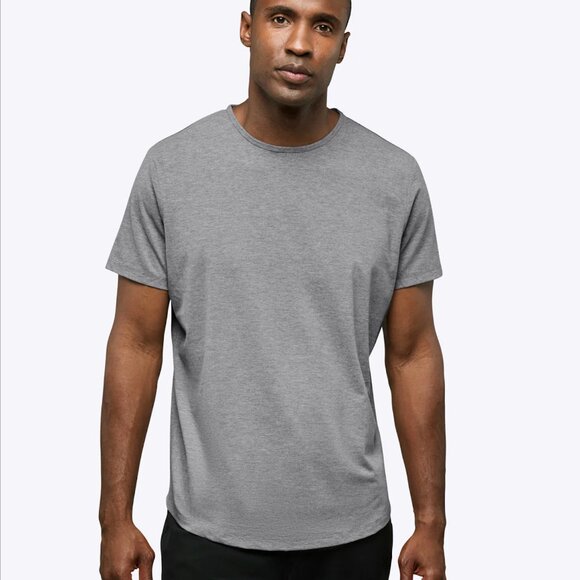 🔥 NEW ORIGINAL CUTS CLOTHING AO Curve-Hem Tee :: LARGE :: GREY :: $25 🔥 - Picture 1 of 2